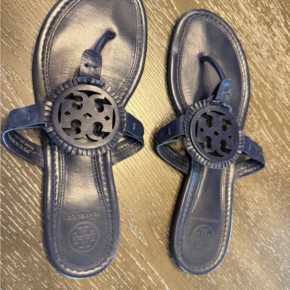 Tory Burch Women's Dark Blue Sandals